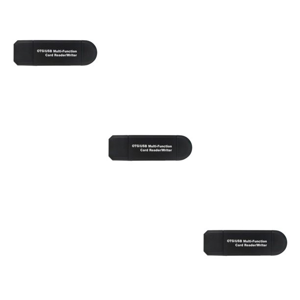 sweethay Lector de tarjetas de la cámara del teléfono móvil OTG Tarjeta TF a USB micro USB 2 en 1 Adaptador Plástico ABS de alta velocidad Type1 NO1