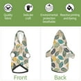 thumbnail image 6 of Honeii Vintage Leaves Print Small Dog Hoodies Pet Hooded Sweatshirts Fall Winter Puppy Cat Sweaters Warm Clothes for Small Dogs Outfits Costume-XX-Large, 6 of 7