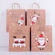thumbnail image 3 of Bolsas de regalo de Navidad de papel Kraft marrón ecológicas impresas personalizadas al por mayor para fiesta decorativa de Navidad, 3 of 4