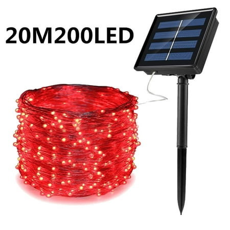

200leds Christmas Solar Lights For Garden 20M