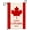 Red, White, variant on Happy Canada Day Garden Flag Maple Leaf Canadian National Day Holiday Vertical Double Sized Yard Outdoor Decoration