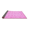 thumbnail image 2 of Ahgly Company Indoor Round Oriental Pink Traditional Area Rugs, 5' Round, 2 of 4