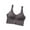 Gray-a, variant on Push Up Bra Women Sleep Yoga Vest Sports Leisure Elastic No Underwire Underwear V-Neck Back-Smoothing Bra Feature Hook and Eye Closure Training Bra Style Y-78 , Green One size