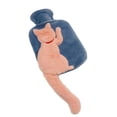 thumbnail image 1 of Cateissary Calentador de manos Materiales de primera calidad Bolsa de agua caliente compacta y portátil fácil de limpiar para el cuello y el Suministros térmicos naranja, 1 of 6