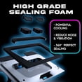 thumbnail image 3 of Base Refrigerante para Laptop KLIM Everest con Ventiladores Turbo de 4300 RPM y RGB, 3 of 7