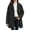 Black, variant on Fleece Jacket for Women Warm Notch Lapel Pea Coat Single Button Sherpa Jackets 2026 Fall Winter Casual Trench Coat Plus Size Long Sleeve Outerwear