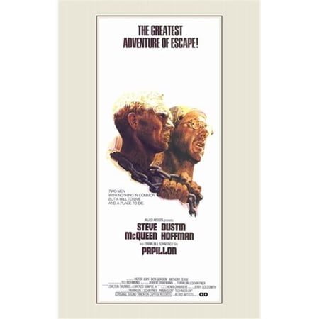Posterazzi Papillon Movie Poster - 11 x 17 in.
