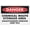 Warning Sign 4, variant on Danger Chemical Storage Area Unauthorised Persons Keep Out Sign 8"x12" Reflective Aluminum Metal Warning Signage With Symbol For Indoor Outdoor Use