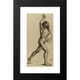 thumbnail image 2 of Henri Leopold Lévy 9x14 Black Modern Framed Museum Art Print Titled - Study for Saint John the Baptist, 2 of 5
