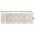 thumbnail image 2 of Cactus Microwave Oven Cover, Home and Garden Cactus Plants with Flowers Spiny Succulents Arizona Desert Growth, Water Resistant Organizer with Pockets for Kitchen, 36" x 12", Multicolor, by Ambesonne, 2 of 4