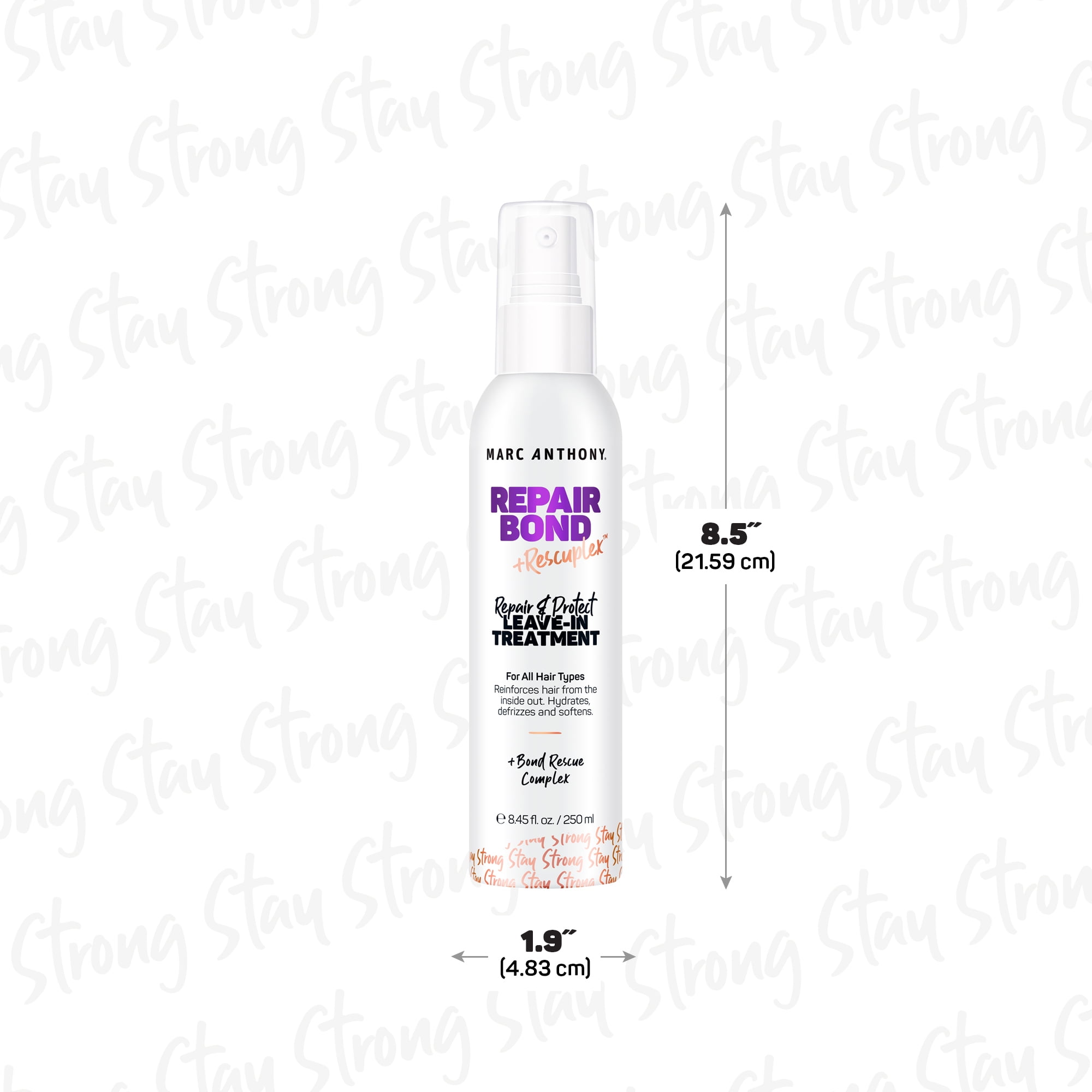 Marc Anthony Repair Bond Plus Rescuplex for All Hair Types, Leave in Hair and Scalp Treatment, 8.5 oz