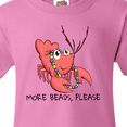 thumbnail image 4 of Inktastic More Beads, Please Cute Mardi Gras Crawfish Youth T-Shirt, 4 of 5