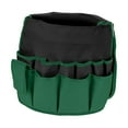 thumbnail image 1 of Bolsa tipo cubo para herramientas de jardinería, bolsa de almacenamiento con múltiples bolsillos para herramientas de jardinería Negro Verde, 1 of 7