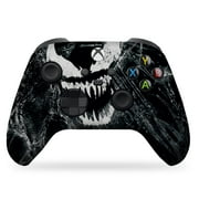 DreamController Vennom Custom X-box Controller Wireless compatible with X-box One/X-box Series X/S Proudly Customized in USA with Permanent HYDRO-DIP Printing (NOT JUST A SKIN) [video game]