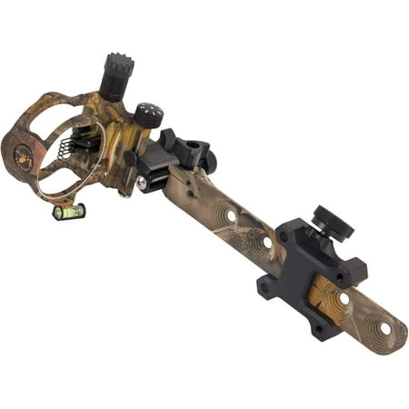 TOPOINT ARCHERY CNC Aluminum 5 Pins Or 7 Pins .019 Tool-Less Bow Sight with Micro Adjust Detachable Bracket LED Sight Light Left and Right Hand