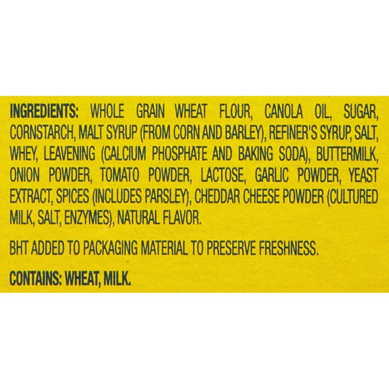 Wheat Thins Crackers, Ranch Flavor, 1 Box (9 Oz.) - Walmart.com