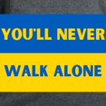 thumbnail image 3 of CafePress - You'Ll Never Walk Alone Pro Ukraine T Shirt - Women's Traditional Fit Dark T-Shirt, 3 of 4
