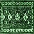 thumbnail image 1 of Ahgly Company Indoor Square Persian Emerald Green Traditional Area Rugs, 5' Square, 1 of 4