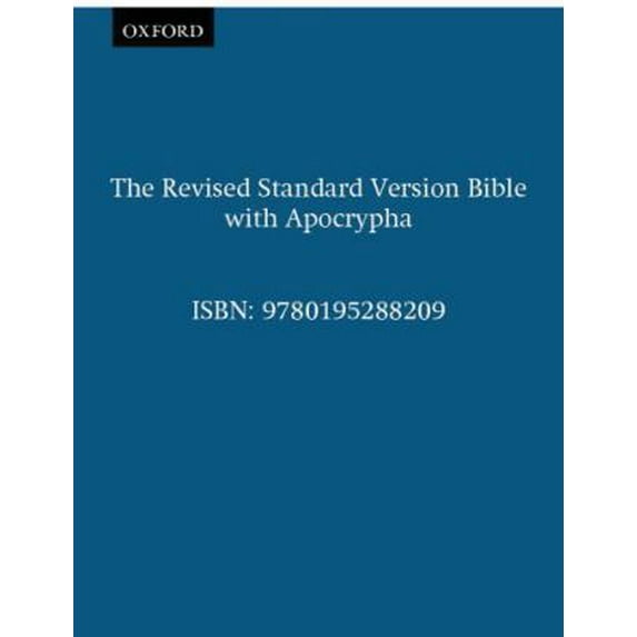Pre-Owned The Revised Standard Version Bible with Apocrypha (Paperback) 0195288203 9780195288209