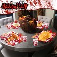 thumbnail image 5 of Halloween Party Supplies Paper Plates, Cups, Napkins,  Fork, Horror Halloween Dinnerware Set for Halloween Party Supplies Serves 24, 5 of 6