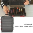 thumbnail image 4 of Fishing Tackle Box Double Sided, PP Waterproof Fish Backpack Dividers Accessory for Kayak Boat Freshwater Saltwater Earring Hook, 4 of 7