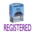 thumbnail image 1 of REGISTERED Self Inking Rubber Stamp Custom Shiny Office Stationary Stamp, 1 of 1