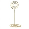 thumbnail image 3 of 48 Pack Table Number Card Holders Photo Holder Stands Place Paper Menu Clips, Circle Shape (Gold), 3 of 4