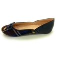 thumbnail image 5 of Two Tone Plaid with Solid Bow Ballerina Flats, 5 of 5