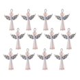 thumbnail image 2 of 12 Piezas De Aleación De ángel, Colgantes Acrílico, Colgante Colgantes Para Joyería, Manualidades De Bricoje - Rosado Gloria Colgante de dijes de ángel, 2 of 9
