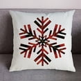 thumbnail image 1 of Fiudx Artículos en oferta con ofertas flash Funda de cojín de lino con diseño navideño, decoración para el hogar y el sofá, 1 of 3
