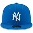 thumbnail image 2 of Men's New Era Blue New York Yankees Fashion Color Basic 59FIFTY Fitted Hat, 2 of 5