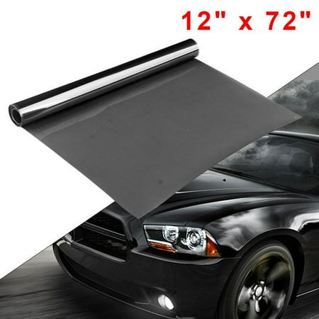 Medium Black Car Truck Smoke Headlight Taillight Vinyl Tint Film Sheet