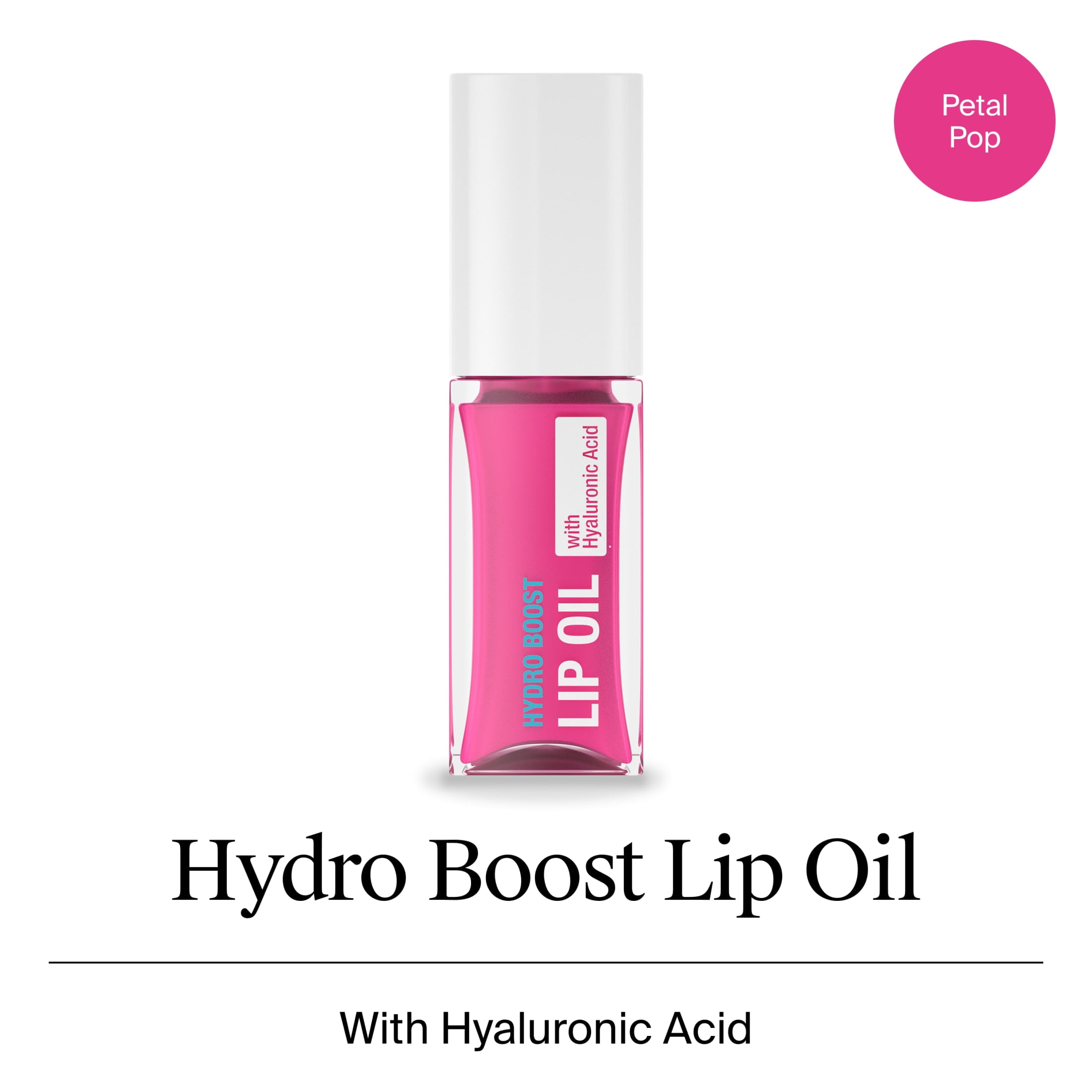 Neutrogena Hydro Boost Hydrating Lip Oil, Petal Pop, .2 fl. oz