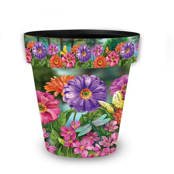 Briarwood Lane Zinnias in Bloom Medium Planter