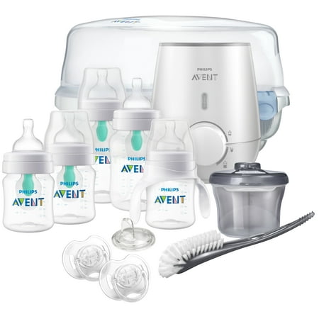 Philips Avent Anti-colic Bottle with AirFree vent Gift Set All In One, SCD397/02ST