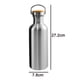 thumbnail image 5 of Botella de acero inoxidable para beber, botella de agua duradera, botella de agua ecológica reutilizable, para acampar y fogatas, botella de metal para beber sin plástico, botella deportiva, 5 of 8