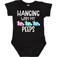 thumbnail image 3 of Inktastic Easter Hanging with My Peeps Pastel Bunnies Boys or Girls Baby Bodysuit, 3 of 5
