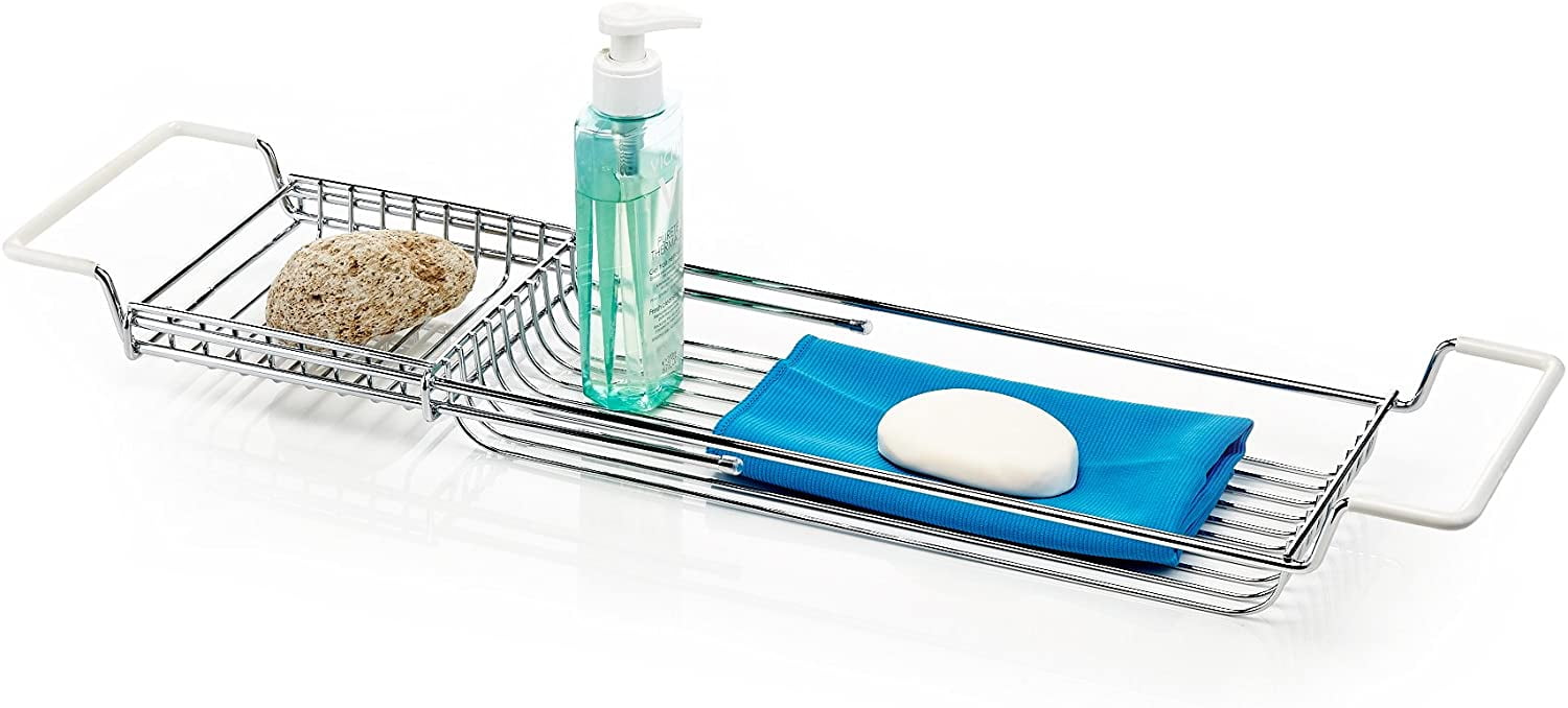  Buoluty Clawfoot Tub Shower Caddy(Shower Rod Not Included),Clawfoot  Tub Accessories,Tub Caddy,SUS304 Stainless Steel Shower Shelves,Clawfoot Tub  Soap Caddy : Home & Kitchen