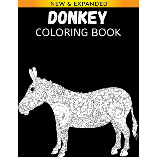 Download Donkey Coloring Book Relaxation With Stress Relieving Cow Designs Quick And Easy Paperback Walmart Com Walmart Com