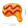 thumbnail image 3 of Creative Fried Chicken Legs Squishy Hand‑play Decompression Fidget Toy, Stress Reducing Squeeze Sensory Toy, Pocket‑friendly Portable Play Toy for Boys Girls, Desk Ornament(1PCS), 3 of 6