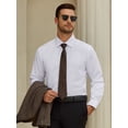 thumbnail image 7 of sogami Men's Stretch Long Sleeve Dress Shirt Wrinkle Free Formal Shirt, 7 of 7