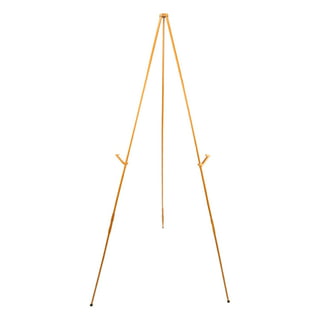 Wooden Easel - Wedding Sign Stand - Floor Easel For Welcome Sign - Large  Art Display - Event Signage Holder (68 tall)