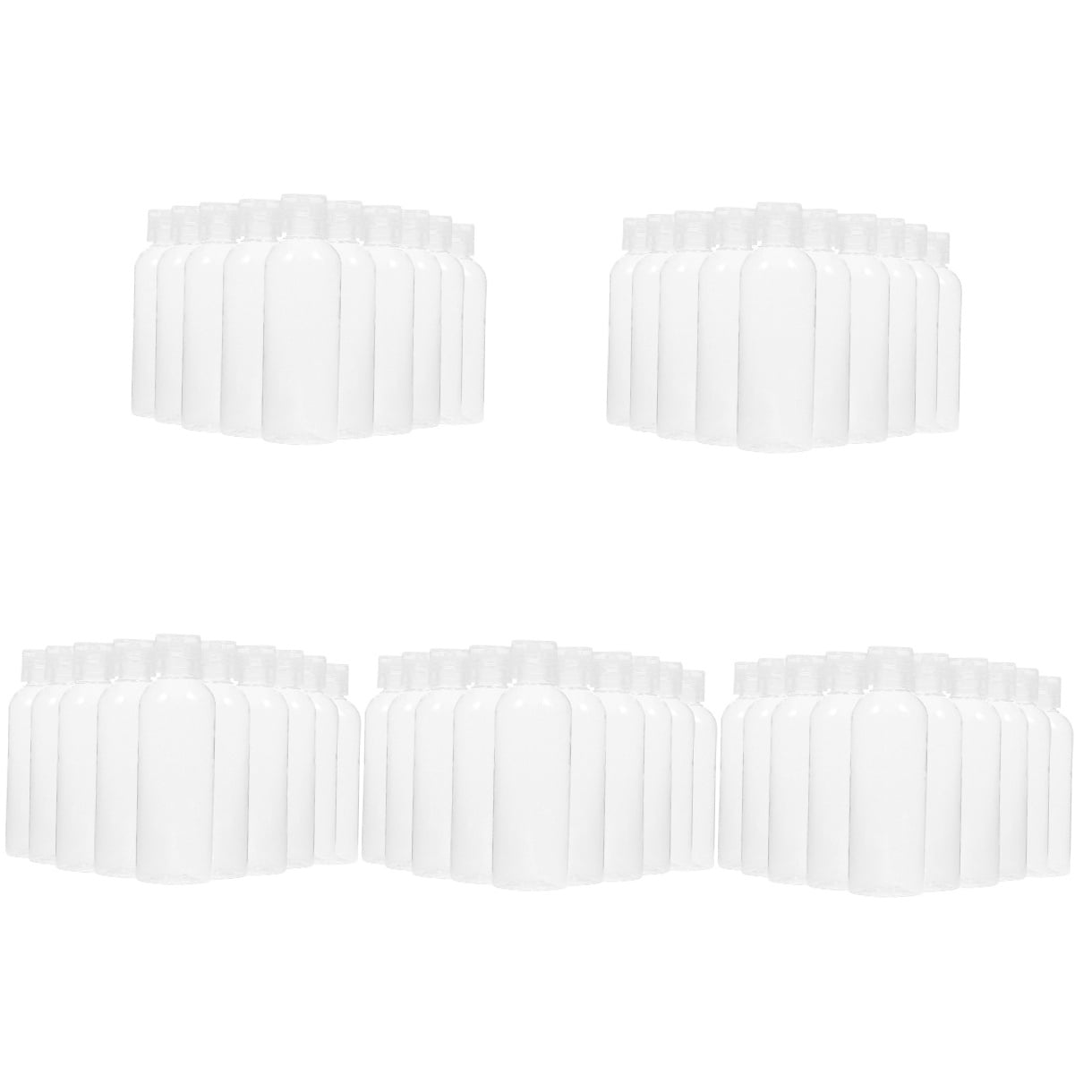 Masteelf 50 pcs Travel Size Bottles Refillable Bottles Plastic Toiletries Container Lotion Shampoo Bottles(100ml)