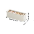 thumbnail image 6 of Hvmvliv Foldable Cloth Storage Box Without Compartments, White Fabric Organizer with Board, Water Washable for Home Storage & Organization White, 6 of 7