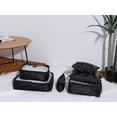 thumbnail image 5 of Unique Bargains 6 Set Travel Bag for Storage Closet Organizers Travel Accessories Black, 5 of 5