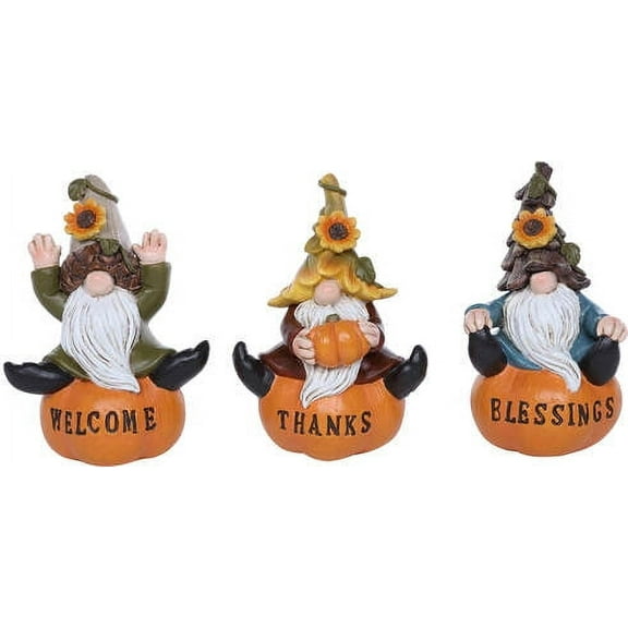 1 Pc Special T Imports, Inc Fall Word Gnome/Pumpkin-Blessings (A22140)