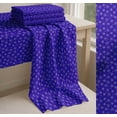 thumbnail image 6 of Soimoi Blue Cotton Voile Fabric Snow Flakes & Star Print Fabric by the Yard 42 Inch Wide, 6 of 7
