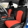 thumbnail image 3 of For 2019-2024 Kia Forte FH Group Neoprene Custom Fit Waterproof Car Seat Covers - Full Set Red, 3 of 11