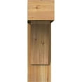 thumbnail image 2 of Ekena Millwork 8"W x 26"D x 26"H Thorton Block Rough Sawn Bracket w/ Offset Brace, Western Red Cedar, 2 of 25