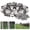 White_Hot#15123, variant on Fence Clamps for 12-16 Gauge Wire with Screws – Metal Clips for , Wood, or Metal Fencing, Rust-Resistant Outdoor Mounting Hardware, 100 Pack